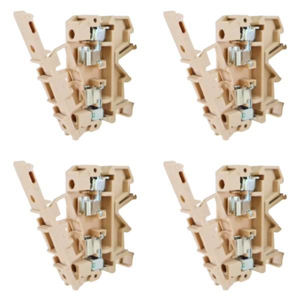 Kit Borne Sek-4rd Bege Porta Fusível | Cabo 2,5 A 4,0mm 80 Pe